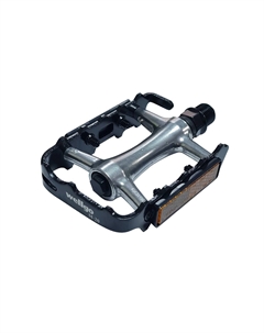 Педали с алюминевым ободом M20 подходят под туклипсы, герм. промподшипниках 101х63х24мм, ось Cr-Mo, 6-190433 Wellgo