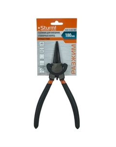 Съёмник стопорных колец, 1020-12-02-180 (180мм, прямые губки, разжим) Sturm!