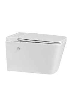 Унитаз подвесной Abber Rechteck с сиденьем дюропласт микролифт с импульсным смывом (AC1202P)