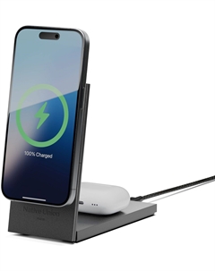 Беспроводное зарядное устройство Rise 2-in-1 Qi2, черный Native union