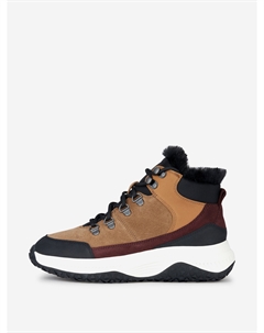 Ботинки утепленные женские D Oliviera + Grip C, Коричневый Geox