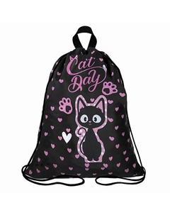 Мешок для обуви KIDS, Amazed cat Brauberg