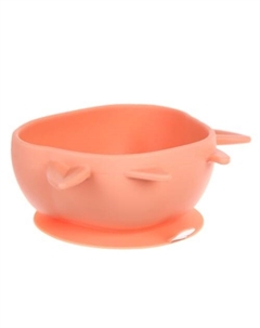 Тарелка детская на присоске силиконовая Крошка я