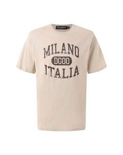 Хлопковая футболка Dolce&gabbana