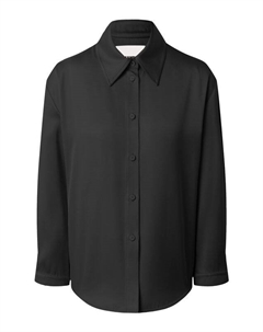 Рубашка из вискозы и шелка Jil sander