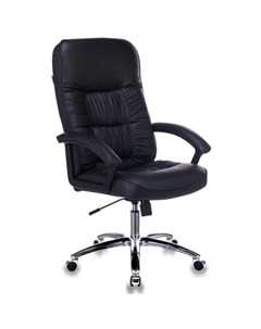 Кресло руководителя Бюрократ T-9908AXSN-AB черный кожа алюминиевая основа Buro