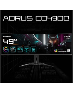 Монитор 49" AORUS CO49DQ OLED 5120x1440 0.03ms HDMI, DisplayPort, USB Type-C Gigabyte