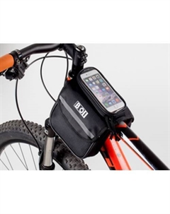 Велосумка MINGDA на верхнюю трубу рамы, 15х11х4,5см, со съёмным отделением для смартфона, 121049 Tbs