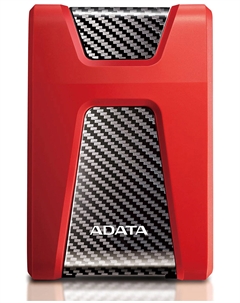Внешний жесткий диск, накопитель и корпус Adata AHD650-2TU31-CRD, RED USB3.1 2TB EXT. 2.5"