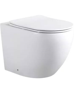 Cetus 2.0 F Унитаз с сидением (Soft Close-SLIMSEAT) напольный приставной с Rimless (243540) Aquanet