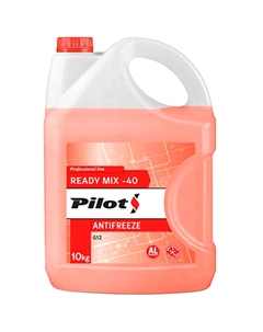 Антифриз Готовый G12 красный 10кг Pilots