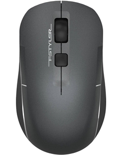 Мышь беспроводная FB26CS Air2, 2000dpi, оптическая светодиодная, Bluetooth/USB, серебристый (FB26CS AIR2 SMOKY GREY) A4tech