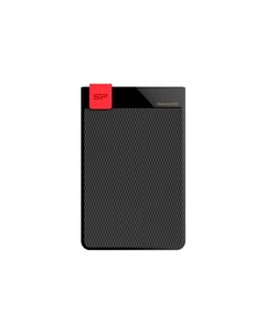 Внешний жесткий диск (HDD) 4Tb Diamond D30, 2.5", USB 3.1 Gen 1, черный/красный (SP040TBPHDD3LS3K) Silicon power