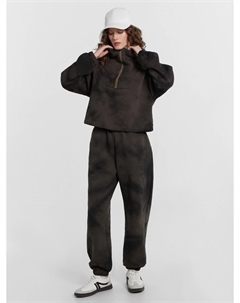 Костюм спортивный женский коричневый с эффектом фаст дай Mark formelle