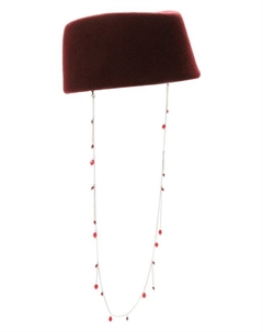 Шерстяная шляпа Tabletka Garnet Cocoshnick headdress
