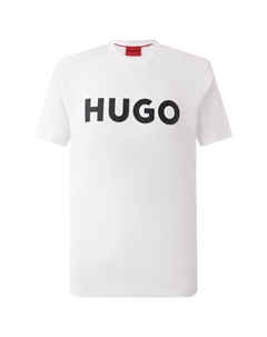 Хлопковая футболка Hugo