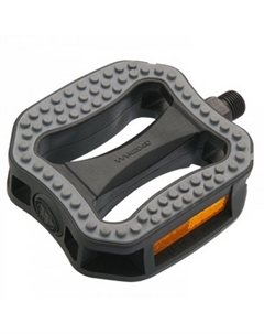 Педали велосипедные URBAN, пластиковые, 108x96x32 мм, 9/16", черные, LU-P6 Wellgo