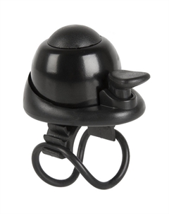 Звонок велосипедный мини Bella Dome 360°, на резинке, алюминий/пластик, черный, 5-420063 M-wave