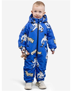 Комбинезон детский Валли принт синий, Синий Batik