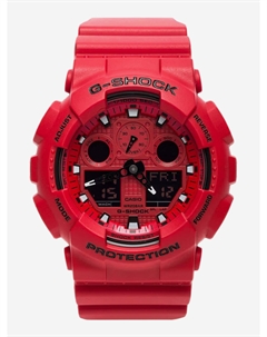 Наручные часы GA-100C-4A, Красный Casio g-shock