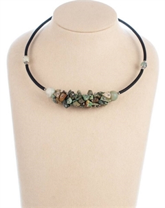 Колье Бусики-колечки