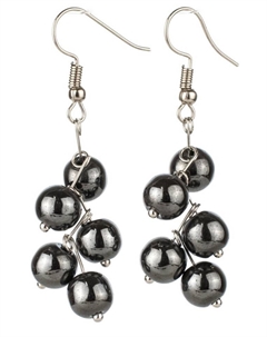 Серьги Бусики-колечки