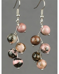 Серьги Бусики-колечки