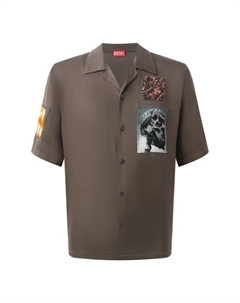 Рубашка из вискозы Diesel