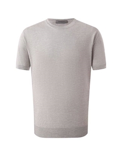 Джемпер из шелка и льна Corneliani