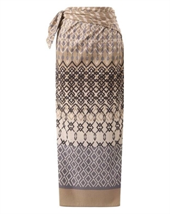 Хлопковая юбка Brunello cucinelli