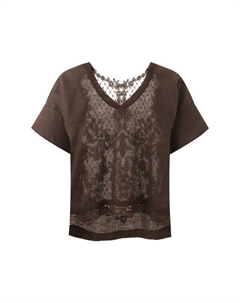 Топ изо льна и вискозы Maurizio