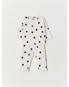 Трикотажная пижама с принтом для малышей Sela
