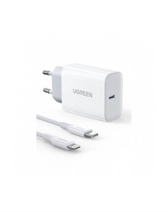 Набор адаптер и кабель USB-C - Lightning UGREEN CD137 (50698) White Ugreen