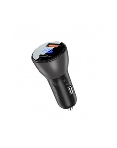 Автомобильное зарядное устройство ACEFAST B6 metal 63W черный/полупрозрачный черный Acefast