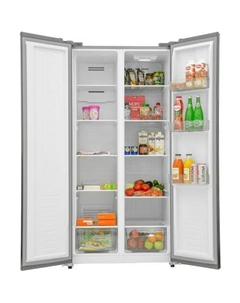 Холодильник двухкамерный SCHAUB LORENZ SLU S400D4EN Side by Side, нержавеющая сталь Schaub lorenz