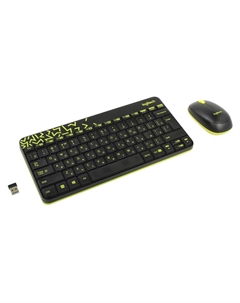 Клавиатура+мышь Wireless Combo MK240 Black/Yellow Logitech