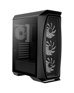 Компьютерный корпус Aerocool Aero One Frost-G-BK-v1 черный без БП ATX 2x120mm 2x140mm 2xUSB3.0 audio bott PSU