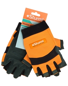 Перчатки рабочие 8054-02-L муж. алькантара с открытыми пальцами Sturm!