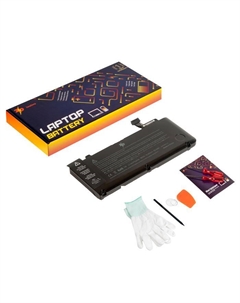 Аккумуляторная батарея ZeepDeep A1322 для Apple MacBook Pro 13 A1278 A1322 Mid 2009, Early 2010, Early 2011, Late 2011, Mid 2012, 11V, черный, 63.5Wh, с сервисным набором (874851) Zeepdeep