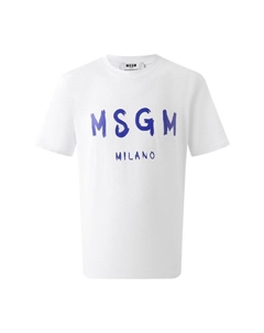 Хлопковая футболка Msgm