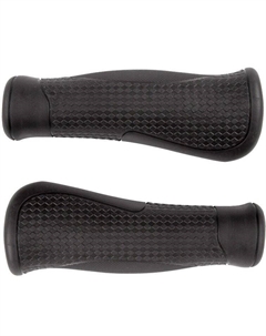 Ручки на руль резин. с антискольз. структурой 120мм черные (на блистере) CLOUD TIRE 2, 5-410524 M-wave