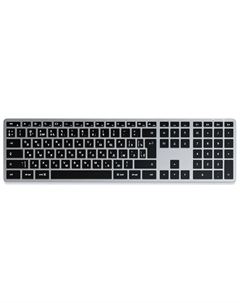 Беспроводная клавиатура Satechi Slim X3, Bluetooth, Keyboard-RU, раскладка русская, цвет серый космос (ST-BTSX3M-RU)