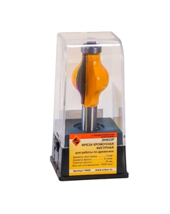 Фреза кромочная фигурная 10682, Ø 32х38 мм, хвостовик 12 мм, по дереву Энкор