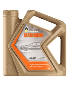 Моторное масло Maximum 5W-40, 4 л Роснефть