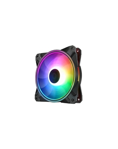 Комплект вентиляторов CF120 PLUS, 120 мм, 1800rpm, 28.8 дБ, 4-pin PWM, 3шт, ARGB подсветка (DP-F12-AR-CF120P-3P) Deepcool