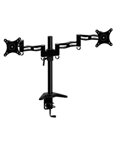 Кронштейн для TV/монитора CS-VM-D08-BK, 13"-27", черный Cactus