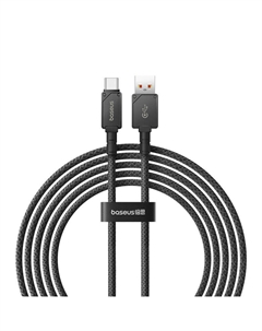 Кабель USB(Am)-USB Type-C(M), быстрая зарядка, Power Delivery 100 Вт, 2 м, черный, Baseus Unbreakable (P10355801111-01)