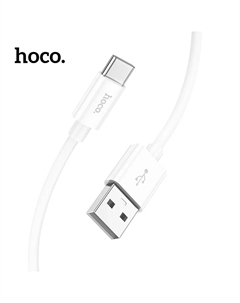Кабель USB-USB Type-C, 3А, 1 м, белый, HOCO magic X87 (6931474783240) Hoco