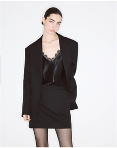 Юбка мини с карманами черного цвета 2mood