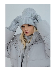 Вязаные варежки, Серый Ostin